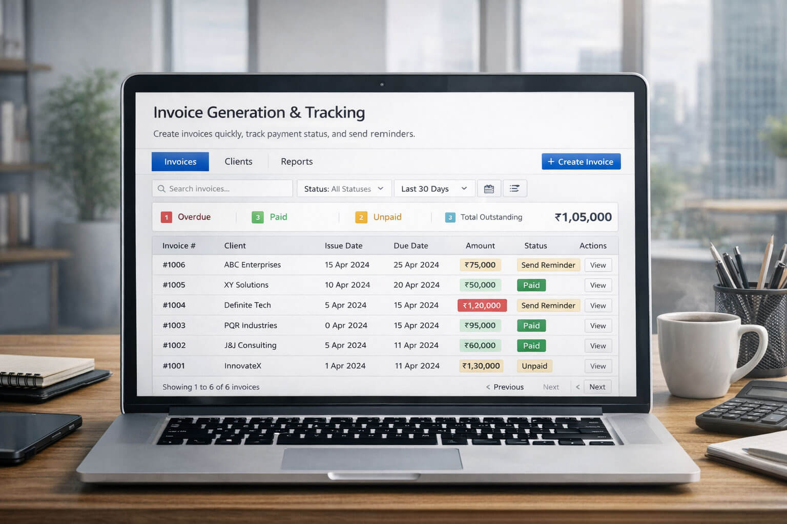Invoice Management Software | Billing, Payment & Account Tracking