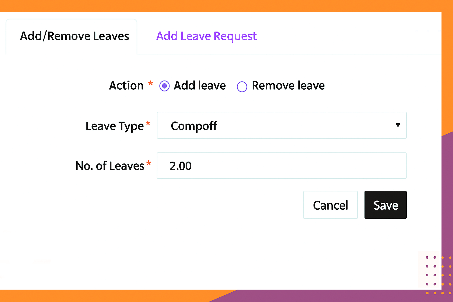 Manage Leave on the go