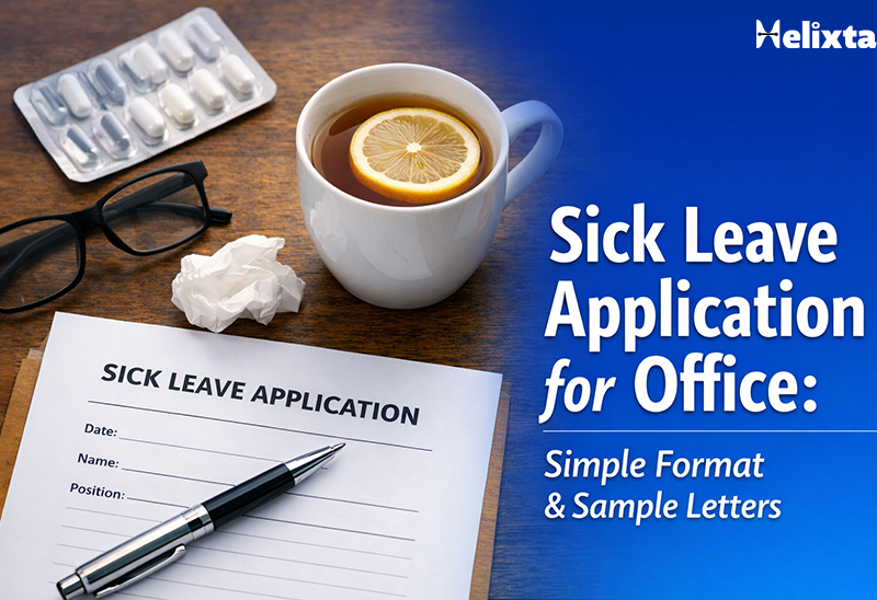 Sick Leave Application for Office_ Simple Format & Sample Letters